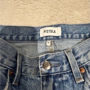 Pistola High Rise Light Blue Jeans
